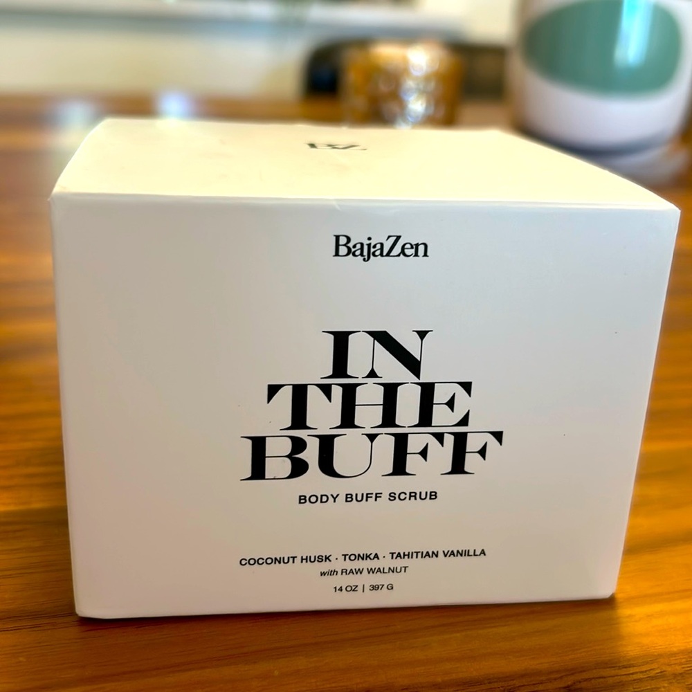 BajaZen Luxurious Body Buff Scrub 14 oz jar